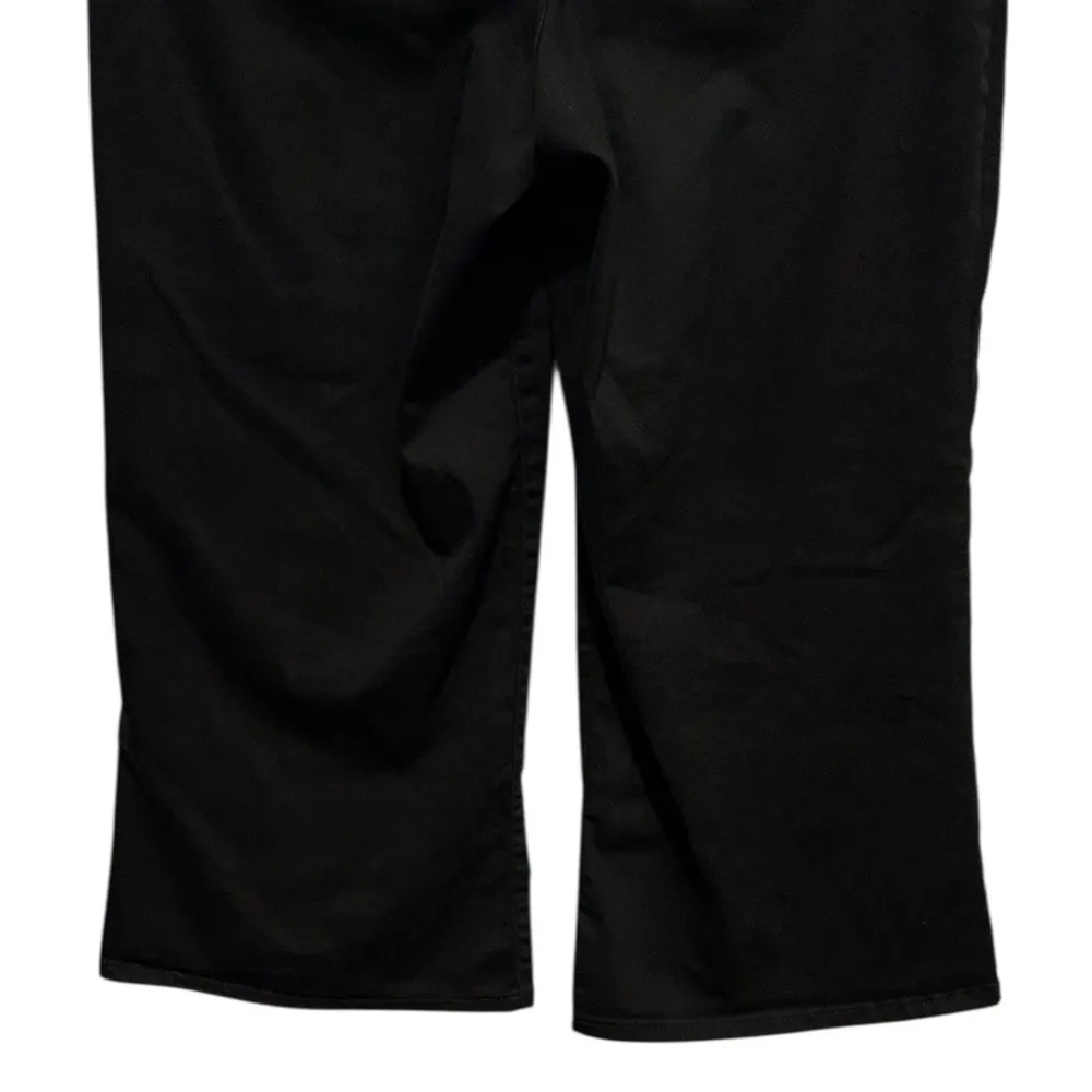 Good American Palazzo Crop High Rise Wide Leg Jeans Size 16 - Image 6