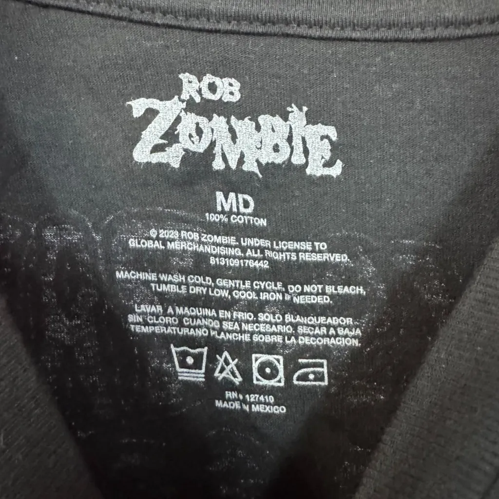 Rob Zombie Freaks on Parade Tour Industrial Rock Band Tee M  - Image 4