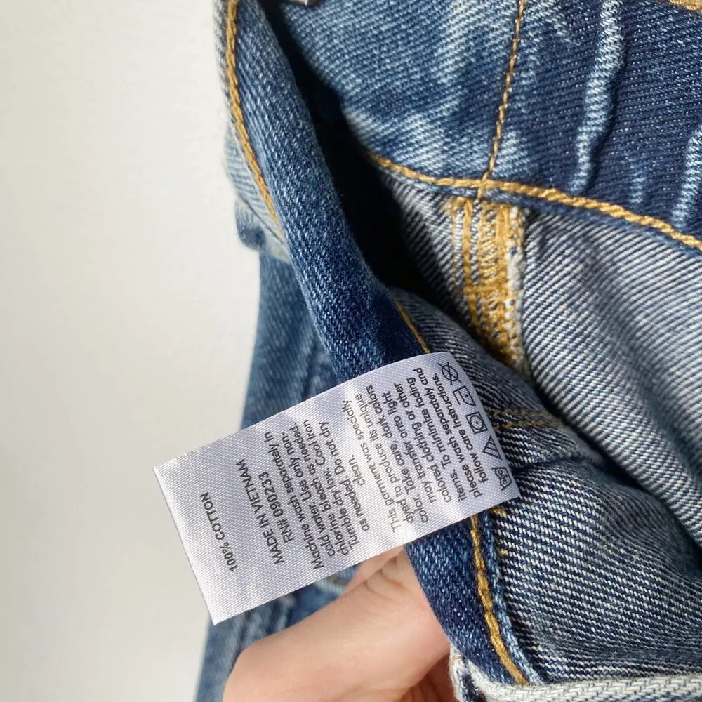 PacSun Super High Rise Seamed Denim Joggers - Image 6