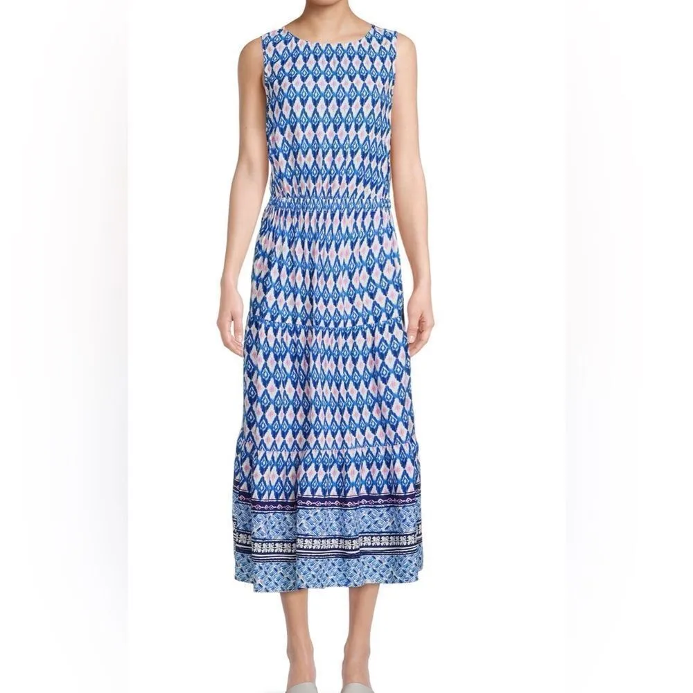 BeachLunchLounge Women's Peonia Sleeveless Back Cutout Maxi Dress - Image 5