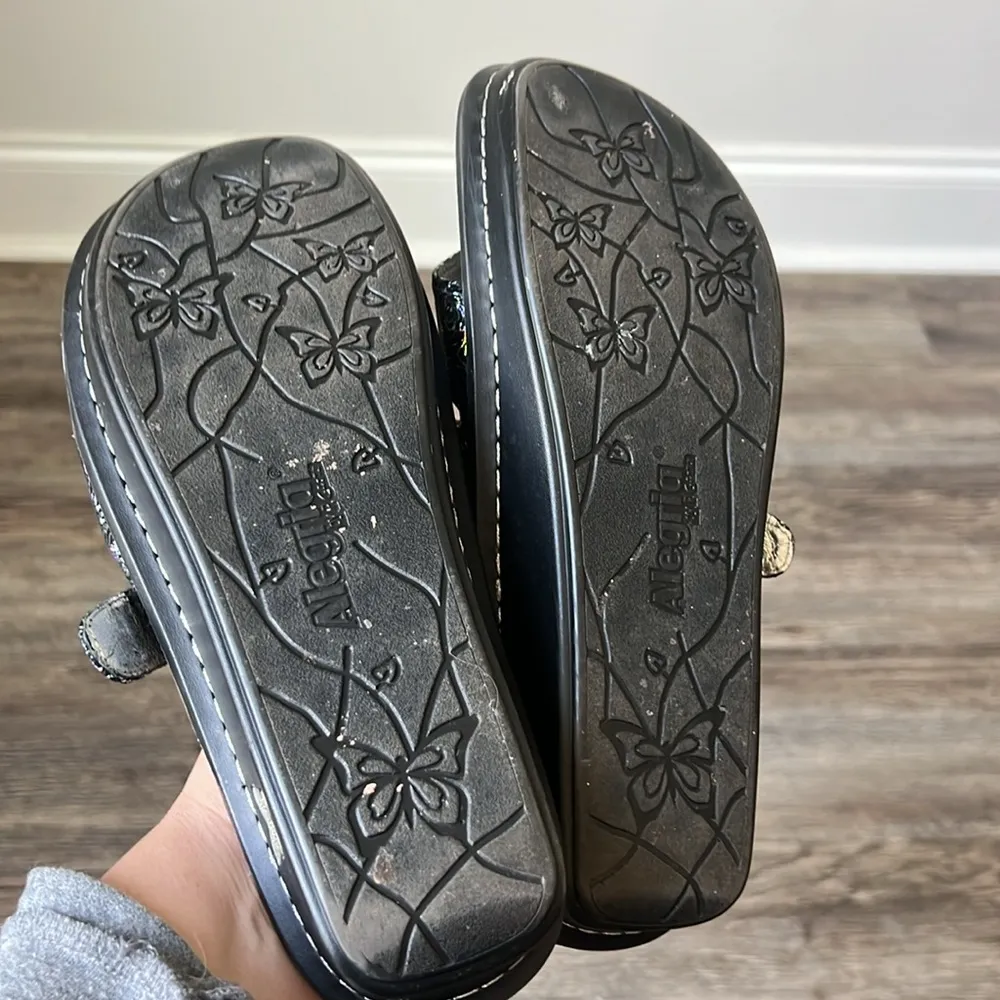 ALEGRIA VALENTINA SLIP ON SLIDE ADJUSTABLE STRAP SANDAL SHOE - WOMENS Sz 10 - Image 4