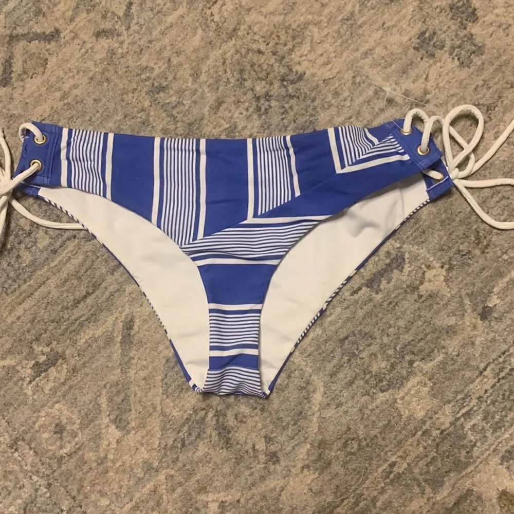 New. Lovers + Friends Sailor stripe bikini set. M-bottom/L-top. NWT - Image 7