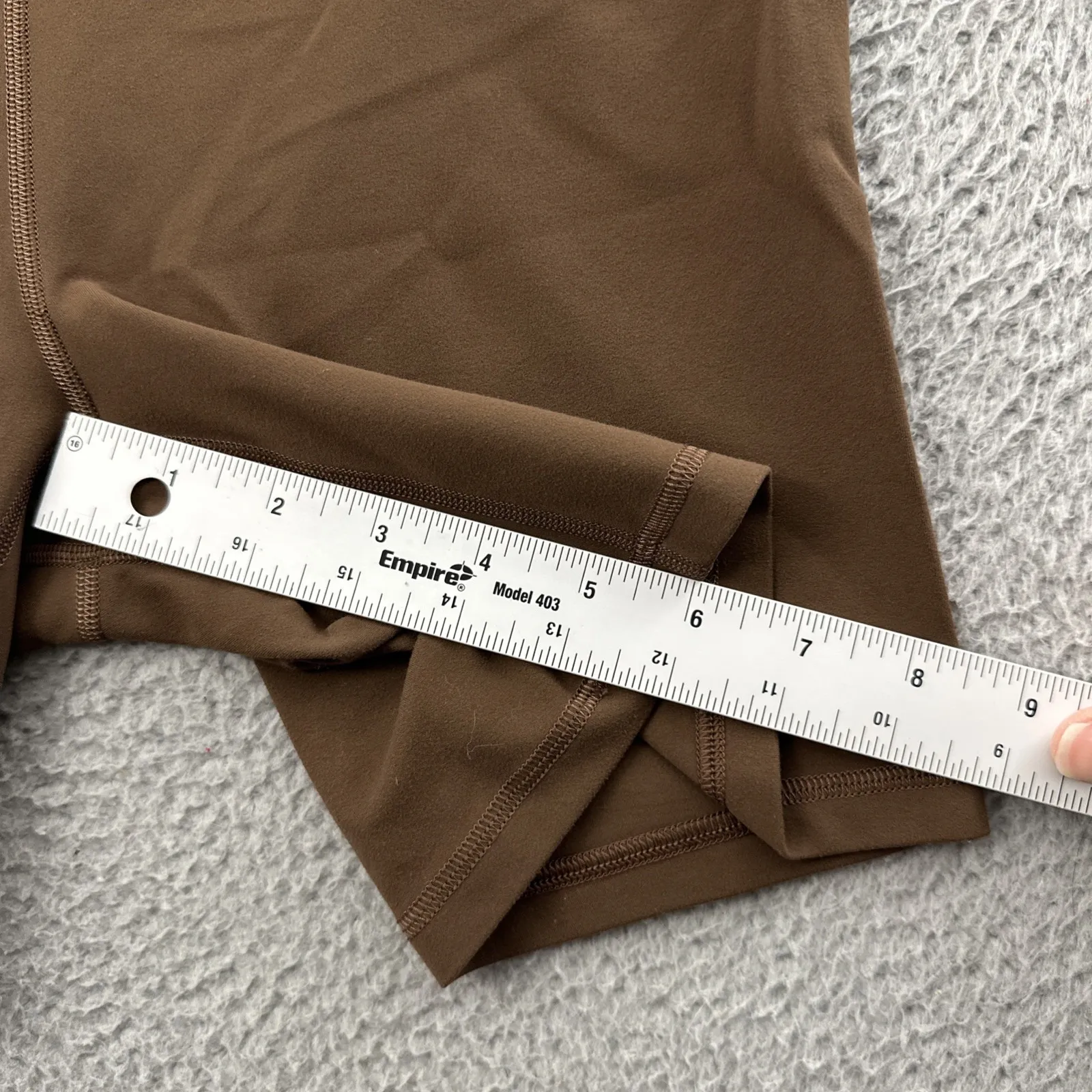 Lululemon Align High Rise Shorts 6" Lava Cake Brown Athletic Biker Yoga Women 8 - Image 9