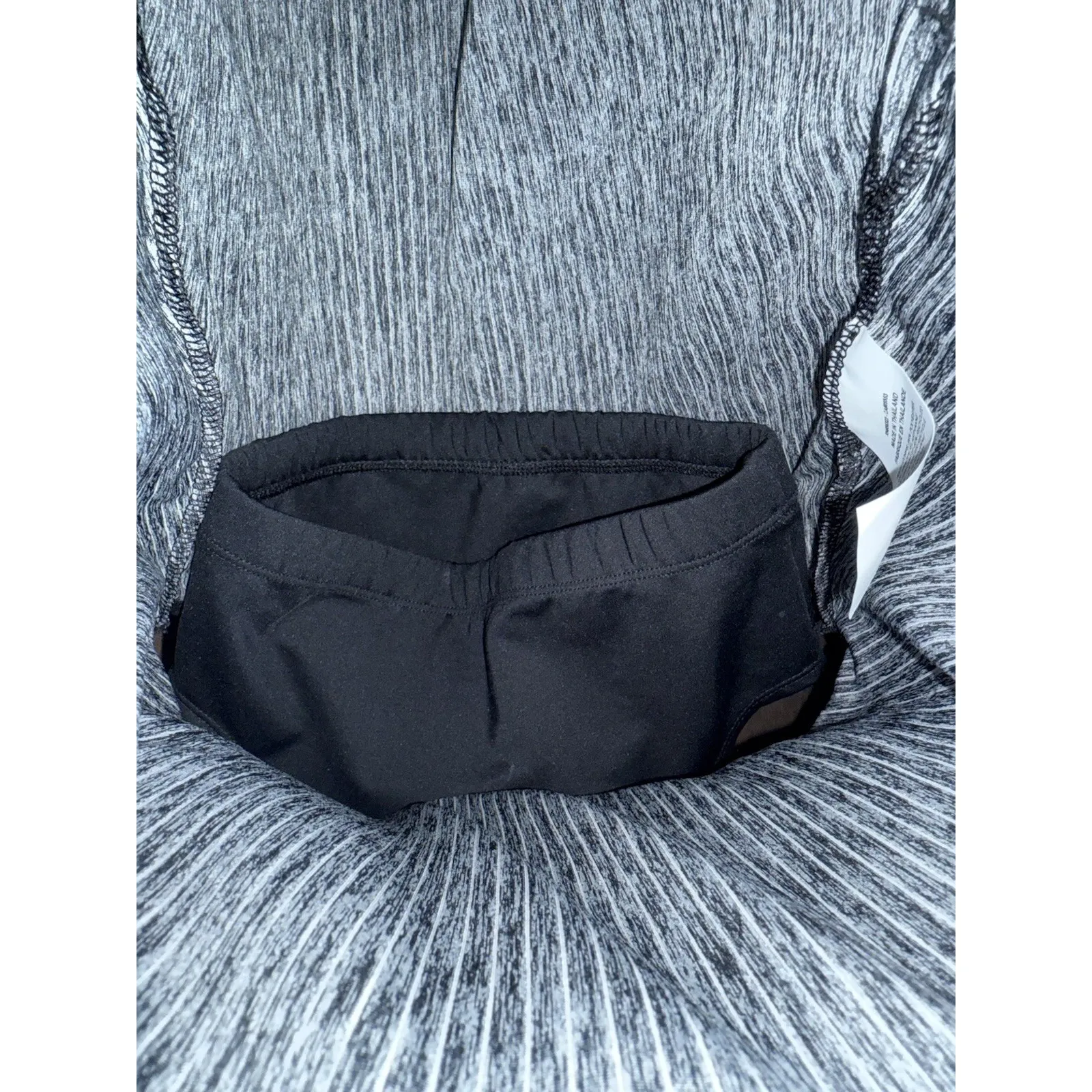 Nike‎ Women's Gray and White Striped Tank Top with Built in Bra - Image 3