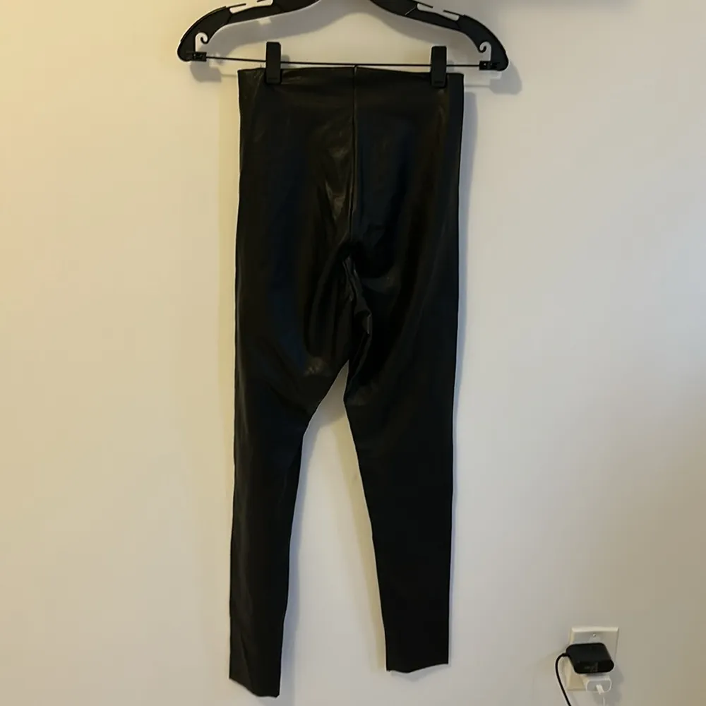 Commando Black Faux Leather Leggings - Image 5