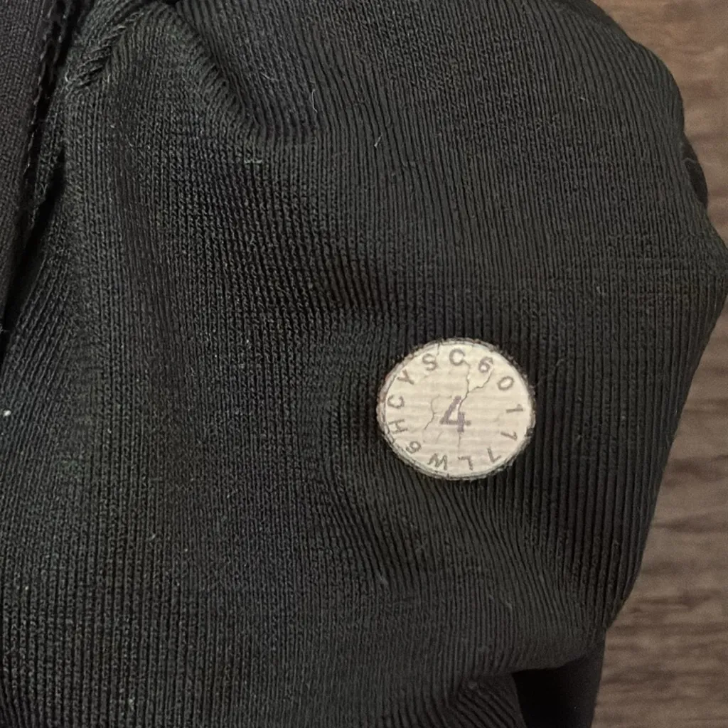 Lululemon Black Leggings with Pink Skull Design - Image 6