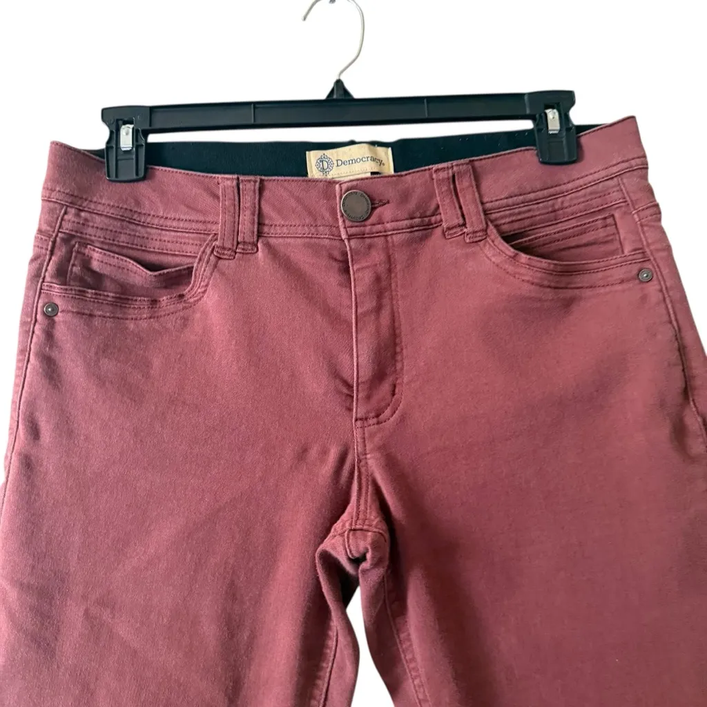 Democracy Ab solution Ankle Skimmer Skinny Pant Women's Stretch Waist Band SZ 12 - Image 3