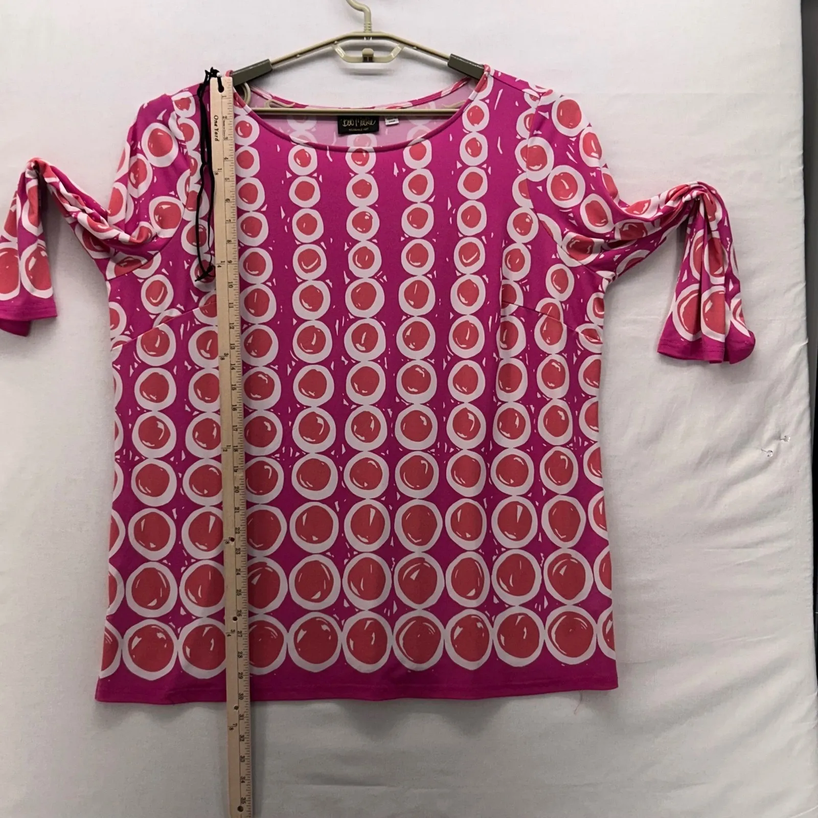 Bob Mackie Tunic Top Pink 1X - Image 11