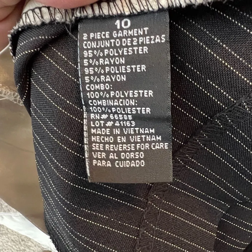 Vintage Perceptions 2 Piece‎ Pant Suit Size 10 - Image 7
