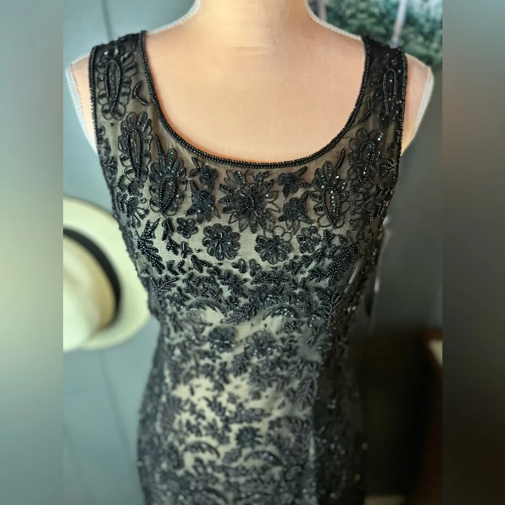 Vintage 90’s NWT PAPELL BOUTIQUE Evening Silk & Beadwork 6P - Image 3