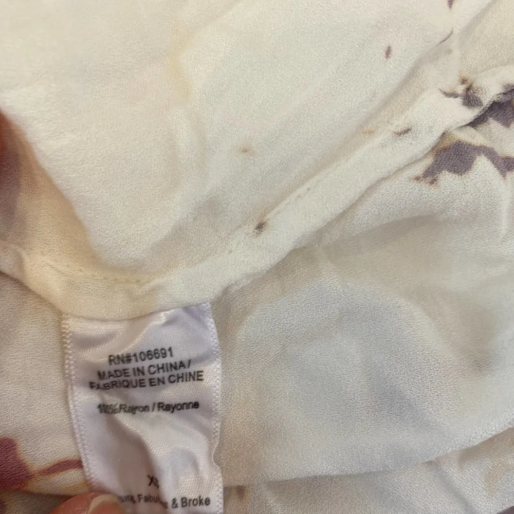 Young Fabulous & Broke Sleeveless Dress Asymmetrical Tie Dye EUC Sz XS - Image 7