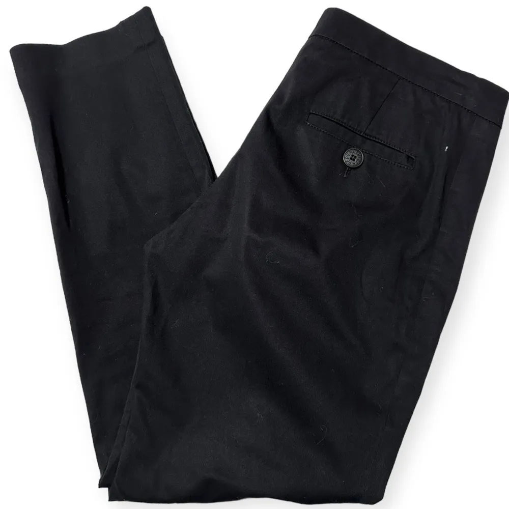 PATRIZIA PEPE Women’s Size 40 8 Black Cotton Blend Pocket Back Ankle Pants - Image 3