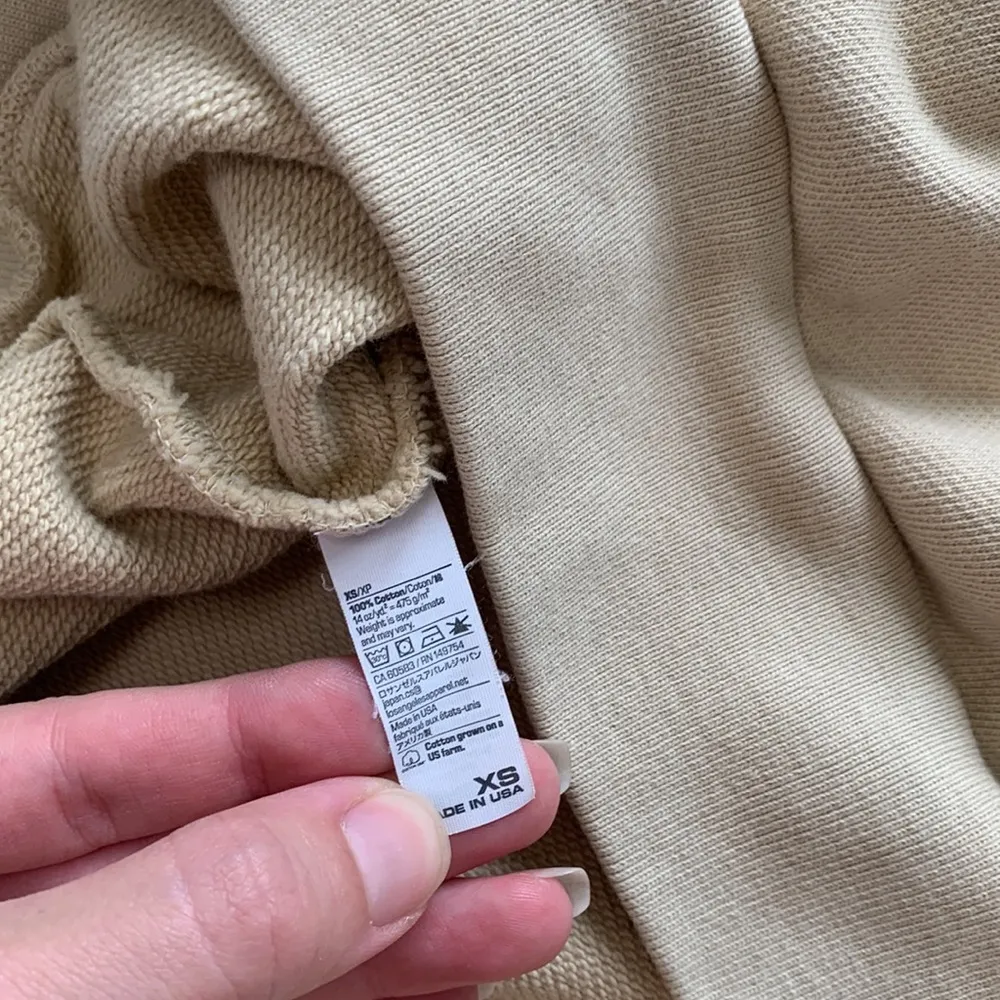 Hoodie long sleeve sweater cotton top California basic cozy shirt beachwear - Image 3