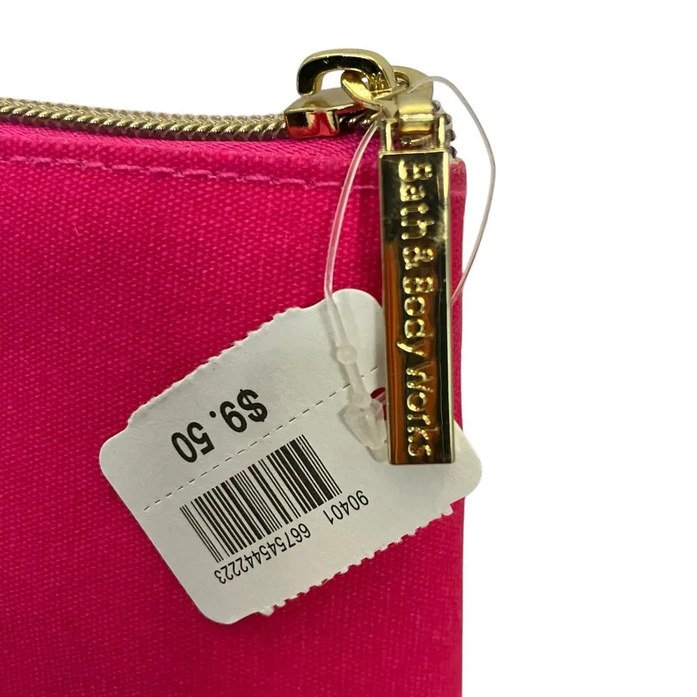 Bath and Body Works Must Haves Pink Cosmetic Zipper Pouch - Image 2