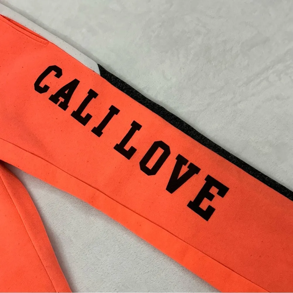 Special One By Rock Revolution Cali Love Peach Comfy Lounge Sweatpants Womens M - Image 2