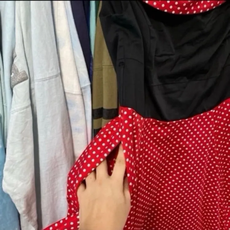Disney parks Minnie Mouse polkadot cosplay dress shop dress M - Image 3