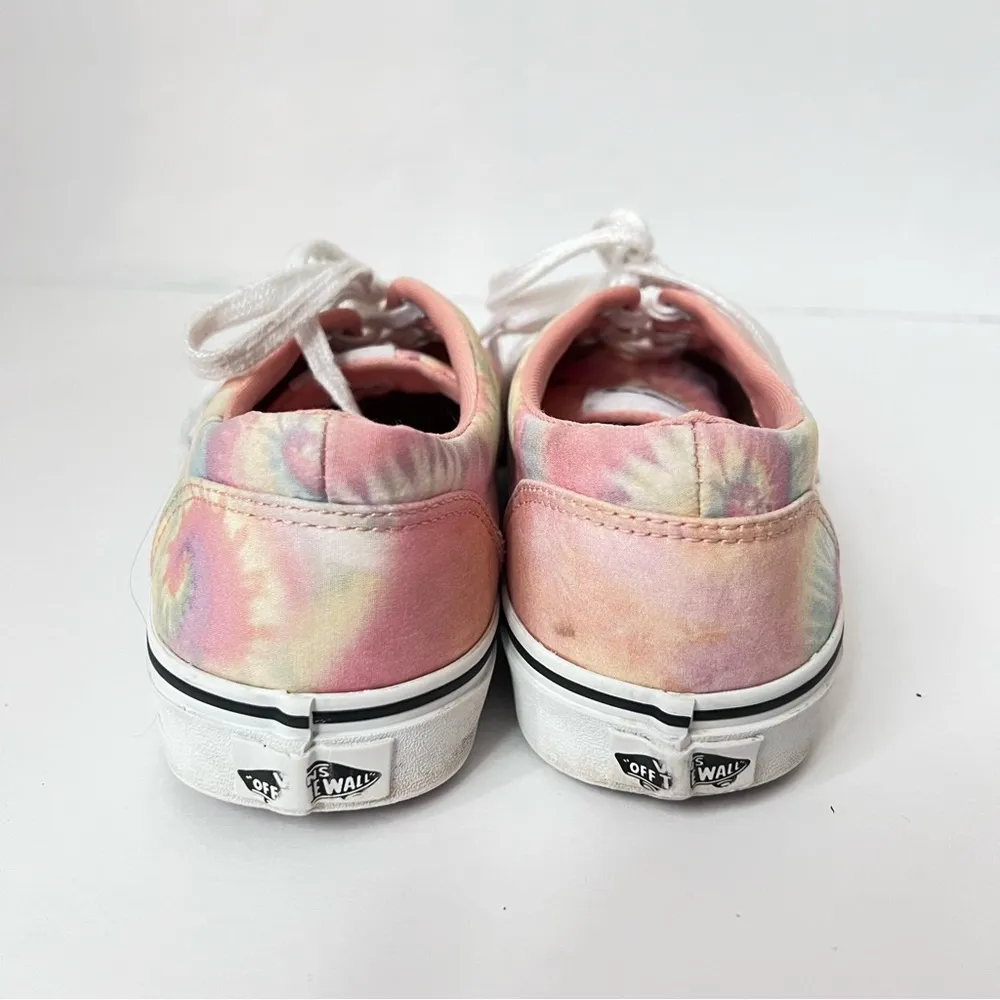 VANS Off The Wall Pink Tie Dye Low-Top Skater Shoes Sneaker Womens Size 8.5 - Image 5