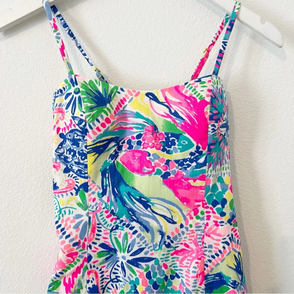 Lilly Pulitzer Shelli Shift Dress Dancing on the Deck Pink Size 00 - Image 5