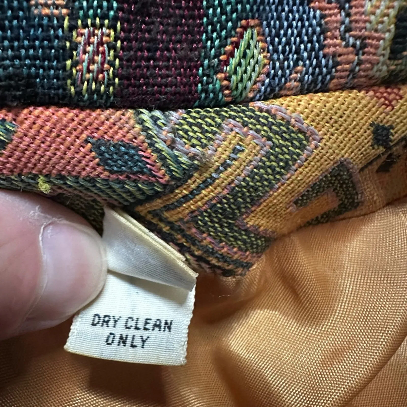 Vintage Etienne Aigner Tapestry Blazer Jacket Lined Artsy 90s Designer USA Made - Image 8