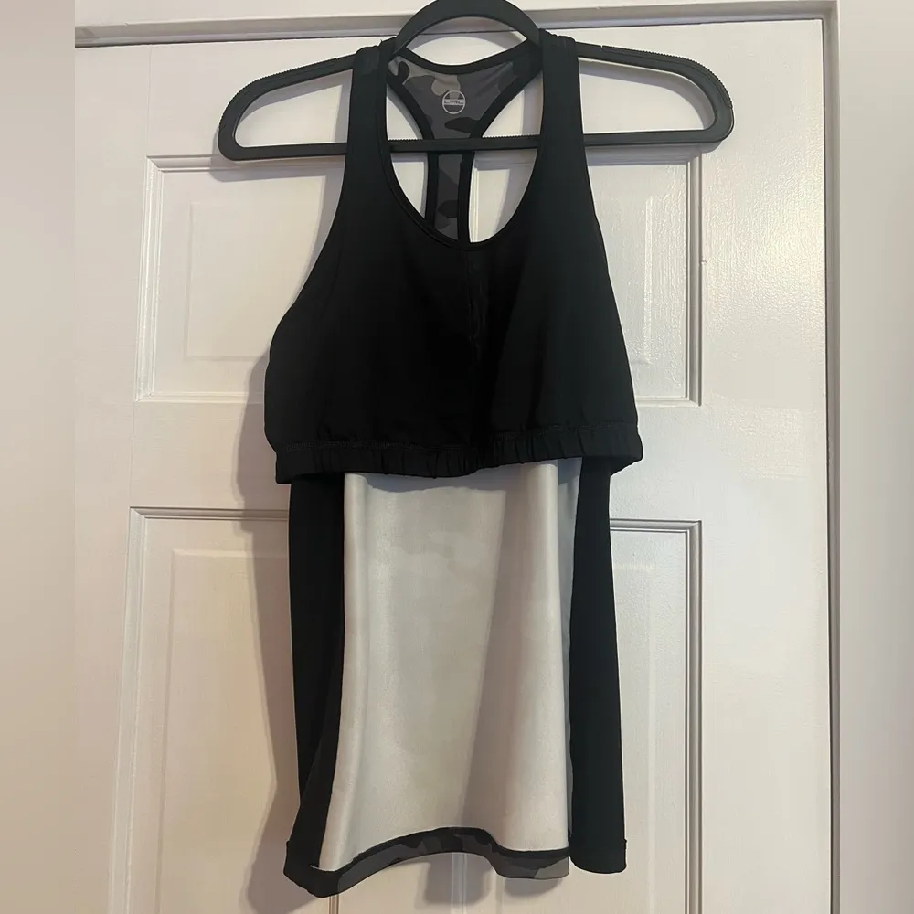 #15 LAUREN RALPH LAUREN • GREEN LABEL • CAMOUFLAGE  ATHLETIC RACERBACK TANK - Image 3