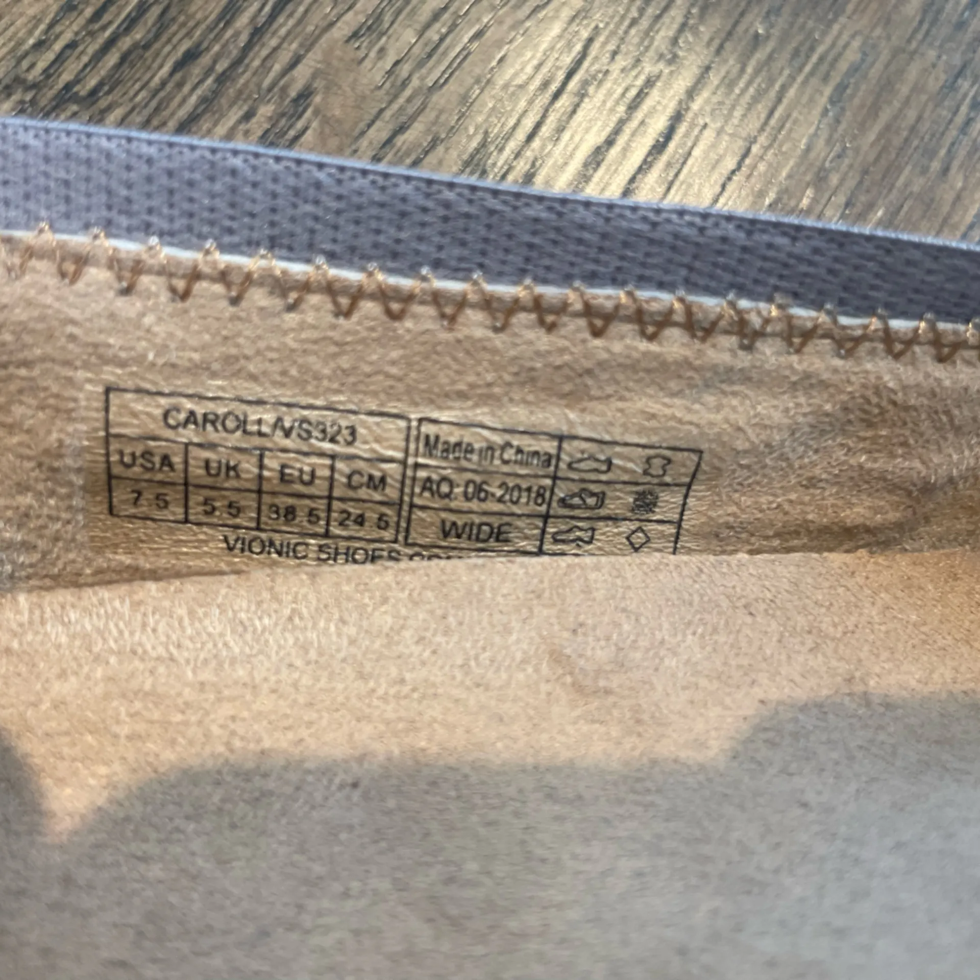 Vionic Caroll Ballet Flats - Pewter Metallic - Size 7.5 - Image 7