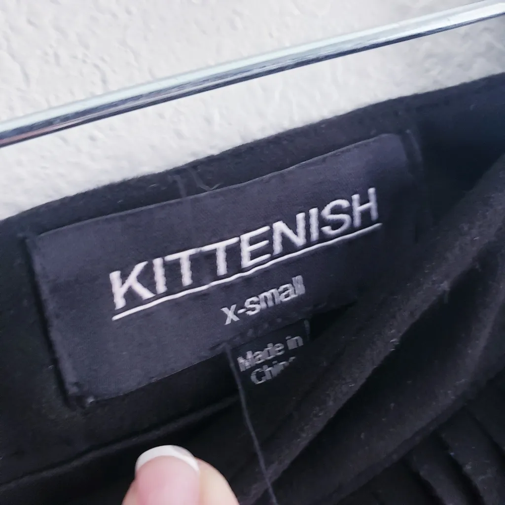 Kittenish Suede Fringe Tassel Mini Skirt - Image 8