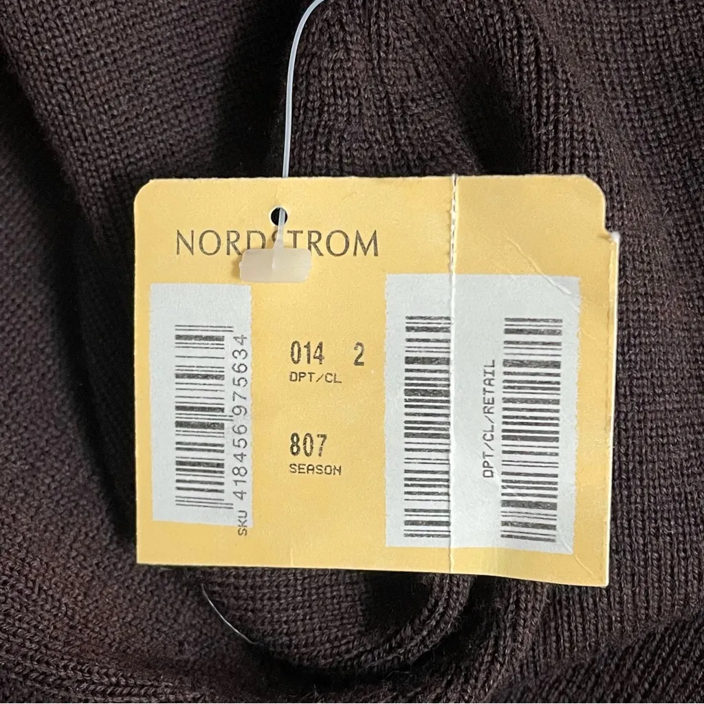 Classiques Entier Pony Brown Merino Wool Maxi Skirt XL Pull On Elastic Waist VTG - Image 9