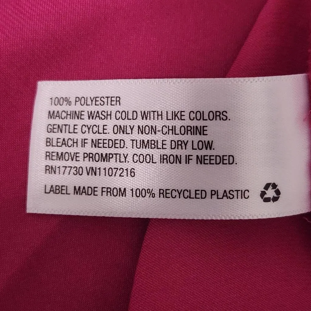 Ava & Viv Hot Pink Blouse Size 1X Plus Size Pink Top with Flowy Sleeves - Image 8