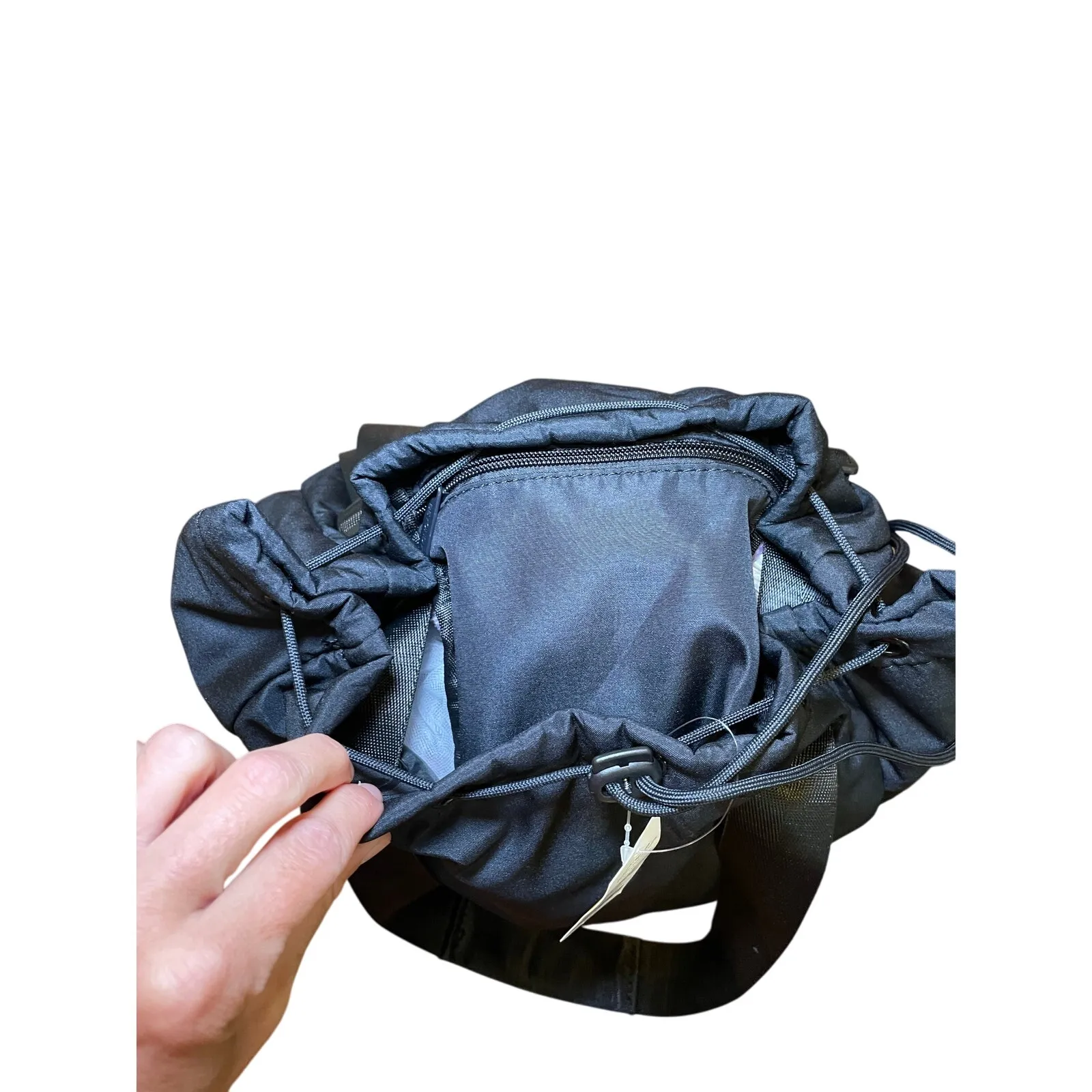 NWT Beyond Yoga Convertible Gym Bag Black Nylon Backpack Shoulder Travel Tote - Image 9