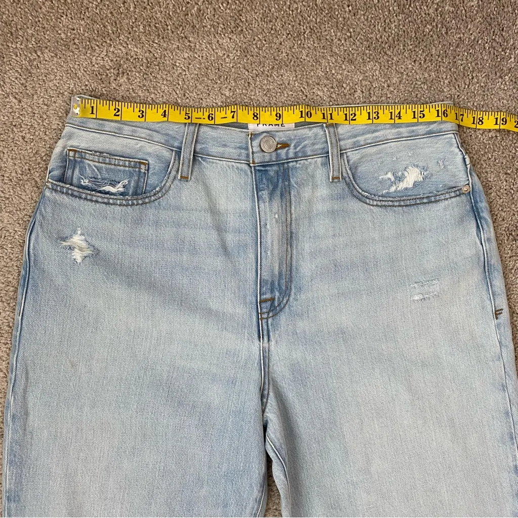 Frame Le Jane Crop Jeans Temecula‎ Rips 30 - Image 9