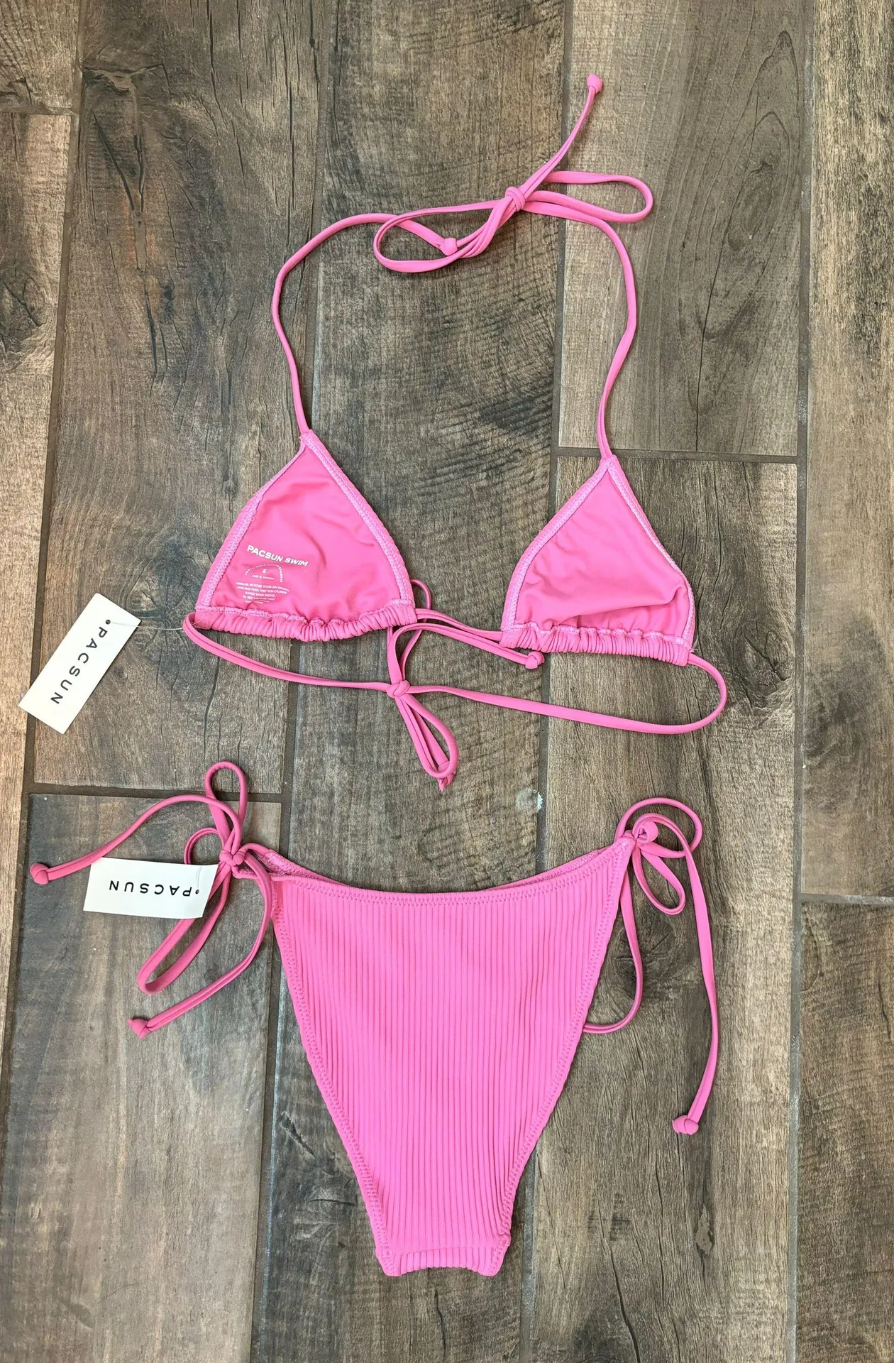 Pink Triangle Bikini Set - Image 5