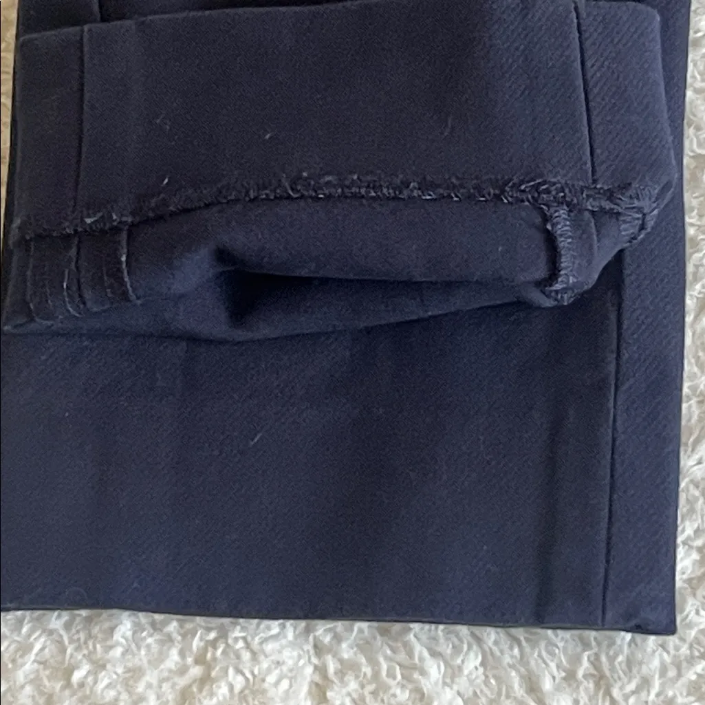 Tory‎ Burch Stacey Ponte Cropped Pants Navy Size 4 - Image 13
