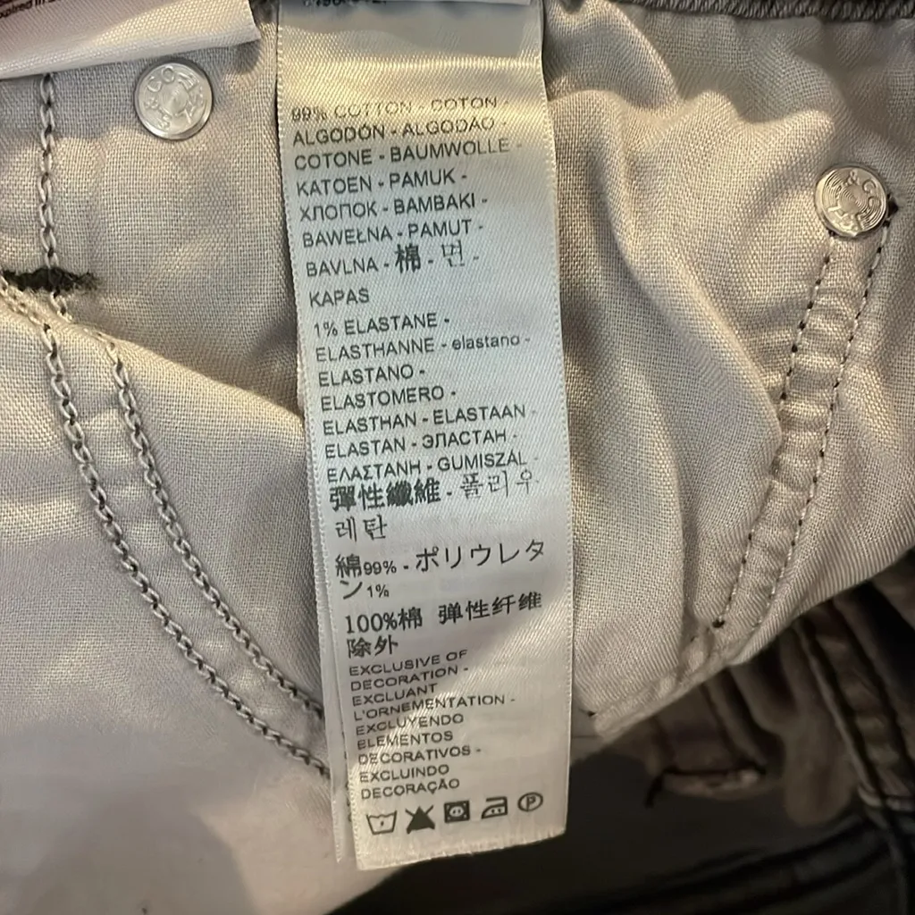 Levi's Wedgie Straight Leg Fit Denim Jeans in Cosmic Comet Grey Gray Size 26 - Image 5