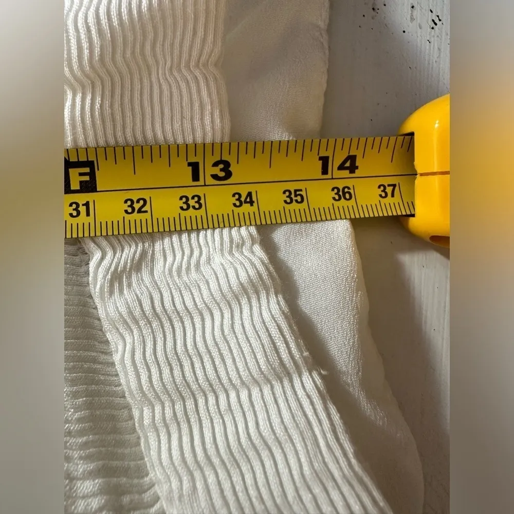 Lulus Pants Womens M Gauze Crinkle Wide Leg Dress Boho 3.0 High Waist Lined - Image 7