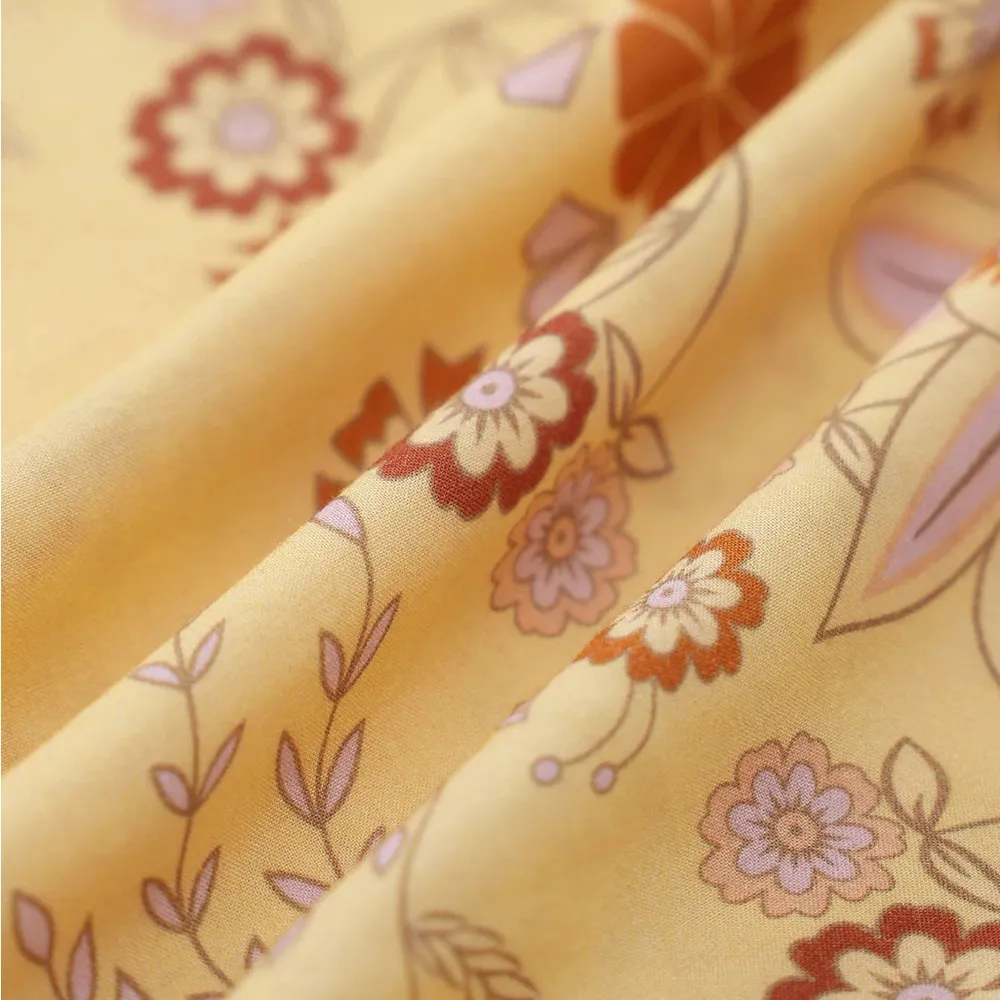 BERLOOK Yellow Sleeveless Tie Beach Dress Size M - Image 6