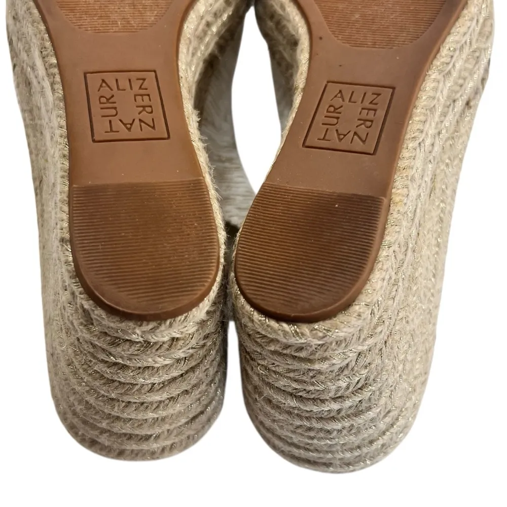 Naturalizer Bettina Peep-Toe Slingback Wedge Espadrilles - Image 11