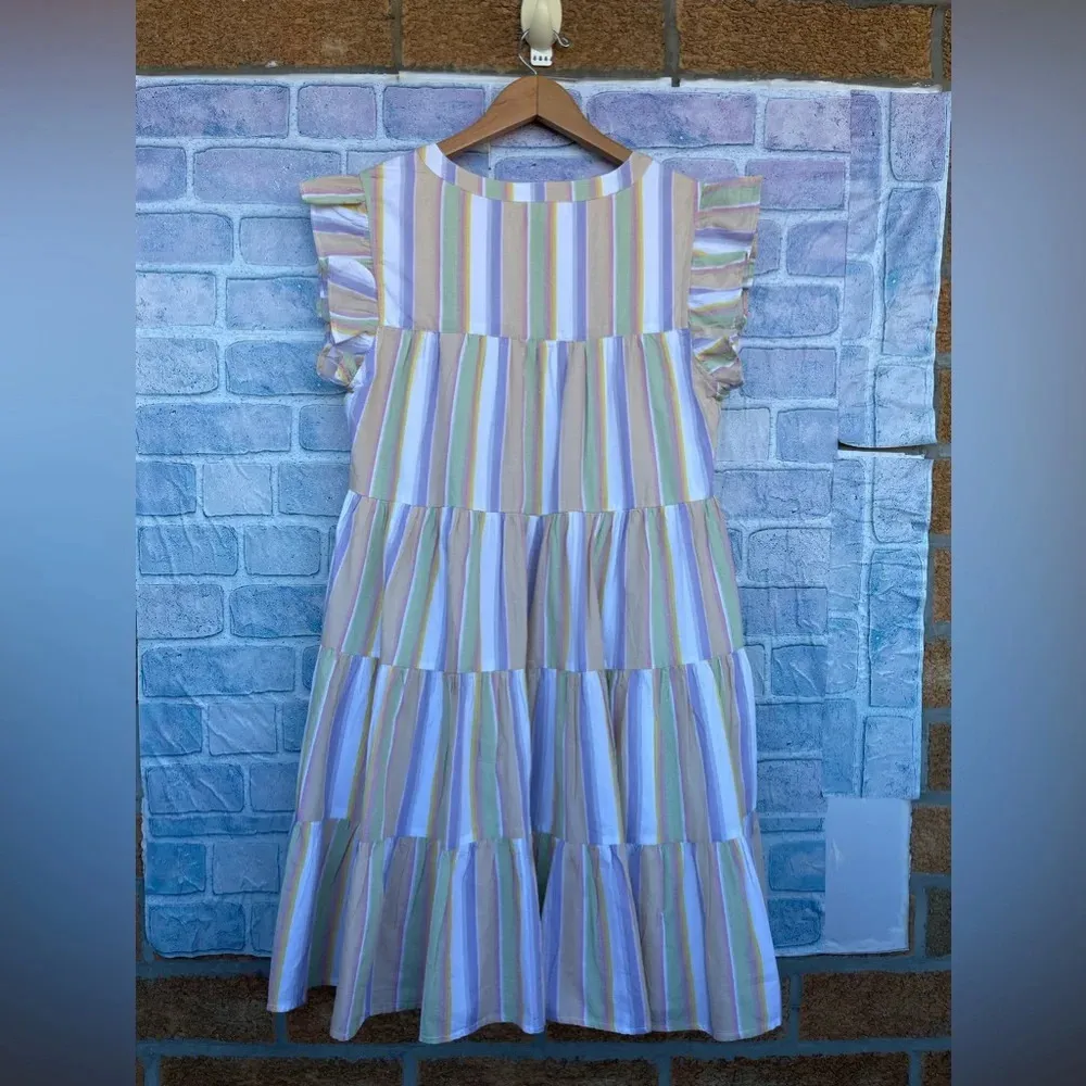 Roller Rabbit Darrel Stripe Pippa Dress size medium - Image 12