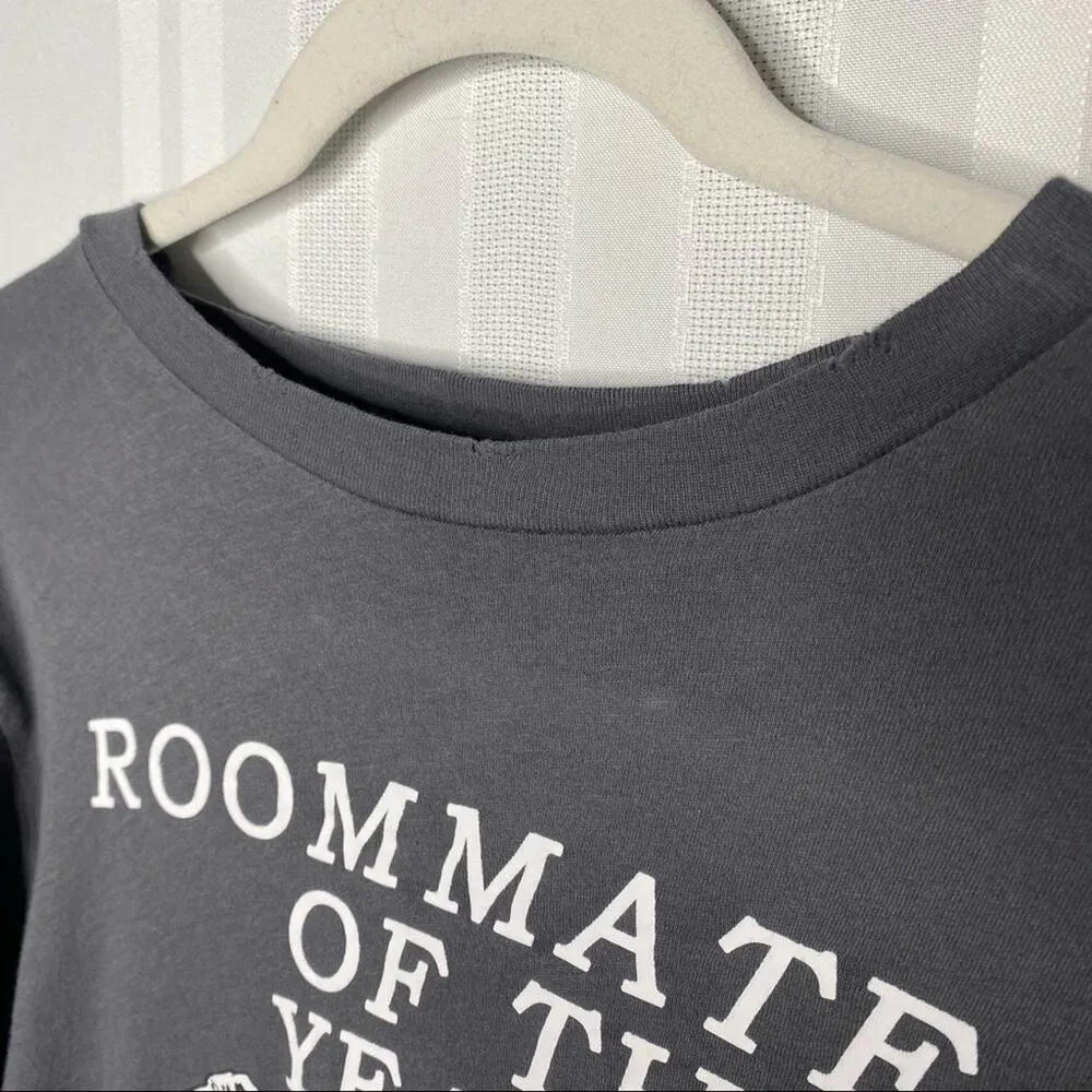 Wildfox Roommate of the Year Short Sleeve Keke Dog Graphic T-Shirt Size Small - Image 7