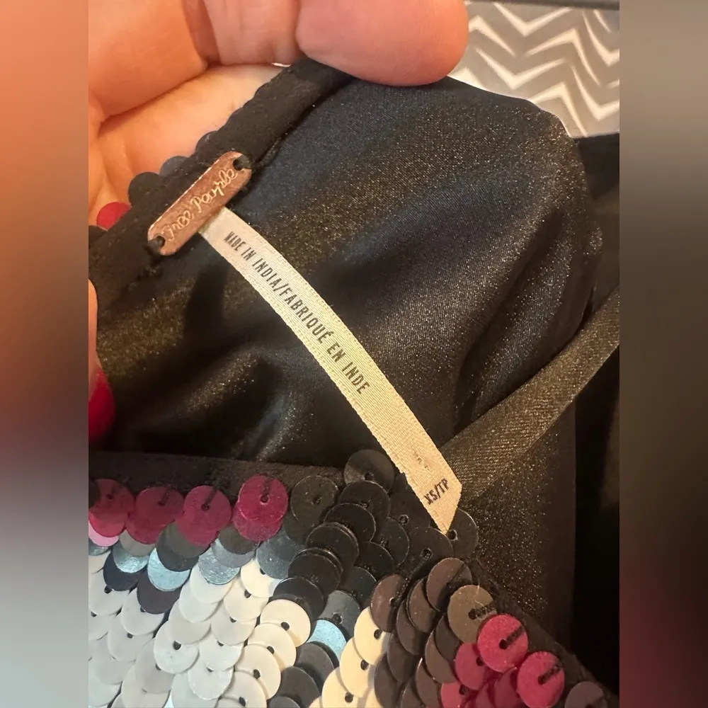 Rare Free People | Double Sequin Patterned Party Dress, size XS. - Image 7