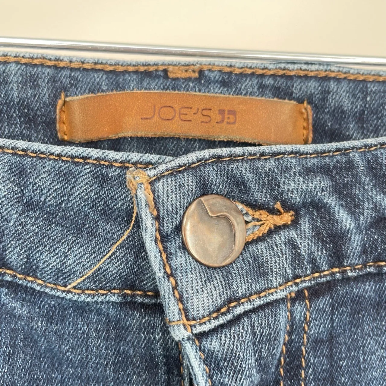 Joes Women's Blue Distressed Dark Wash High Rise Skinny Denim Jeans Size 26 - Image 7