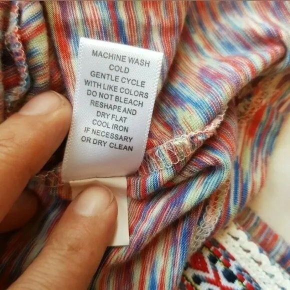 Cable and Gauge Dress Medium Bohemian Festival Hipster Cottagecore Cottage - Image 10