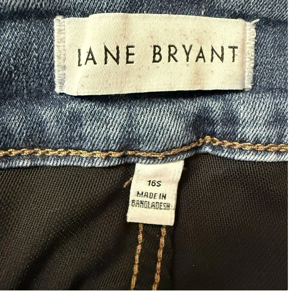 Lane Bryant Flex Magic Waistband High-Rise Boot Jeans Tighter Tummy Fit 16S - Image 7