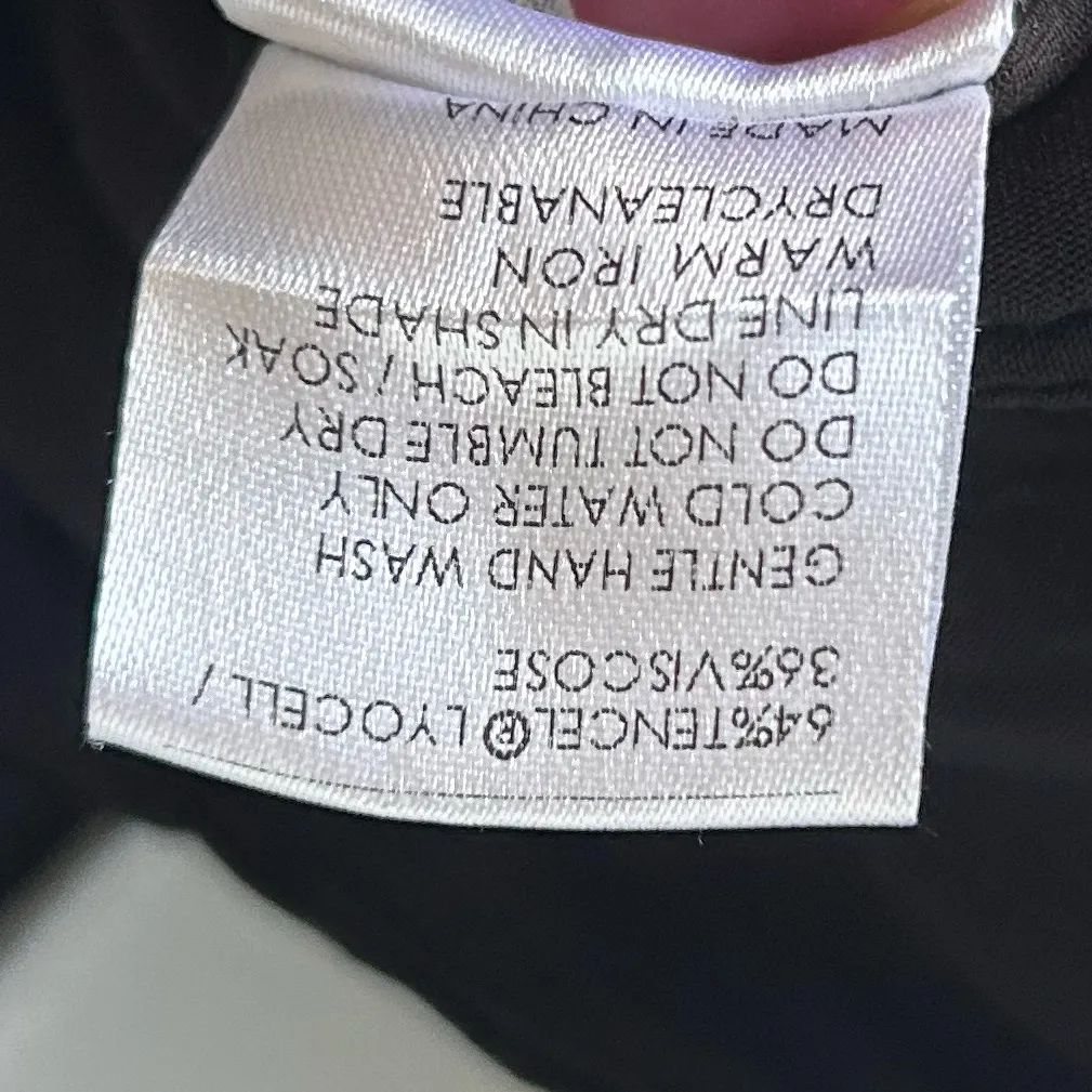 Sancia The Augustin Wide Leg Cropped Jumpsuit in Black Size Small Gently Used - Image 8