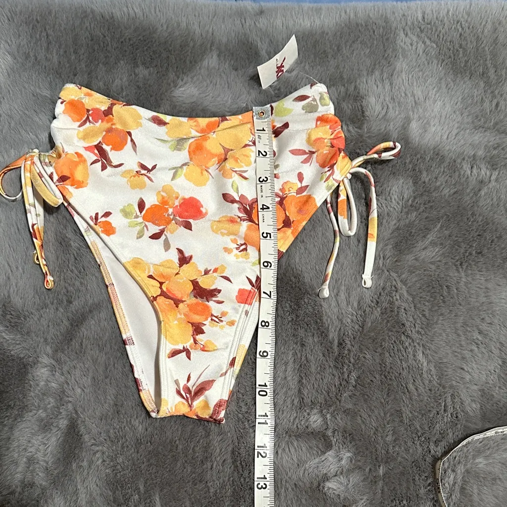 NWT Abercrombie & Fitch XXS High Rise Floral Bikini Bottom - Image 10