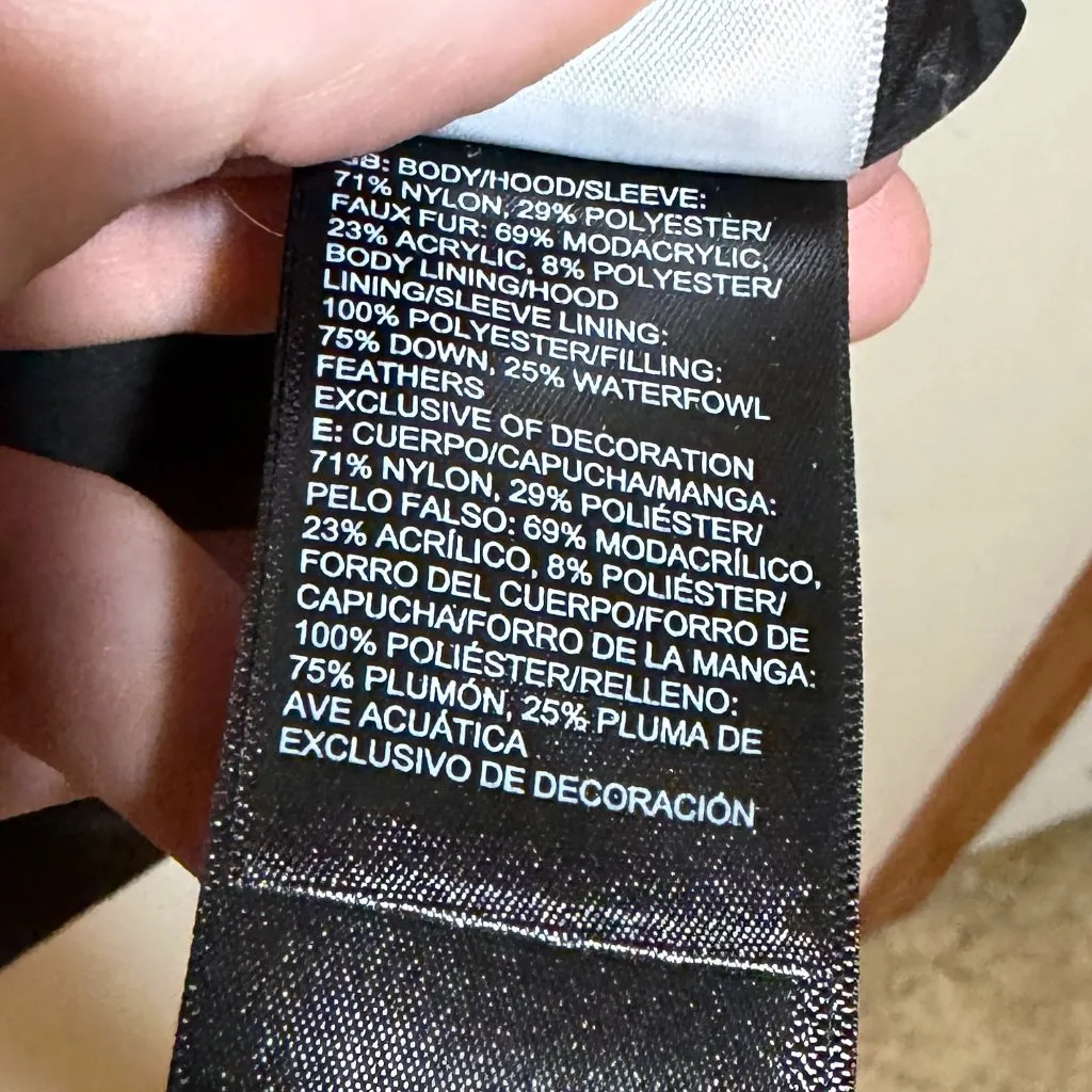 The North Face Women's DefDown Parka GTX Gore-Tex Gray 550 Down Jacket - Image 10