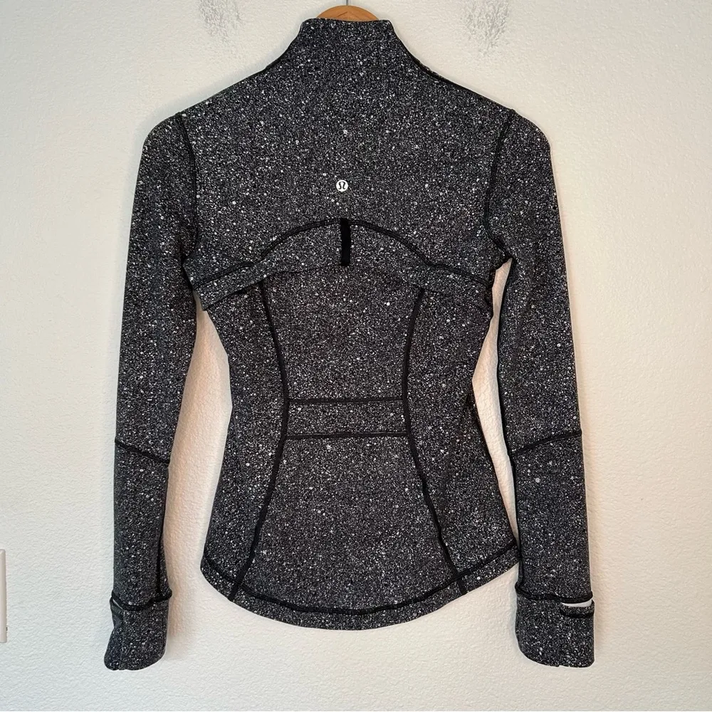Lululemon Define Jacket Luminesce Splatter White Black 4 - Image 7