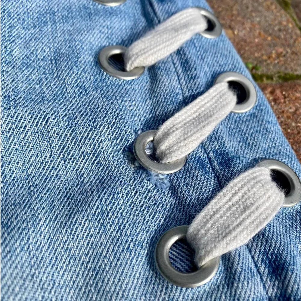 Veronica Beard Ines Jeans Demin 10.75” Girlfriend Surfside Women's Size 29 - Image 9