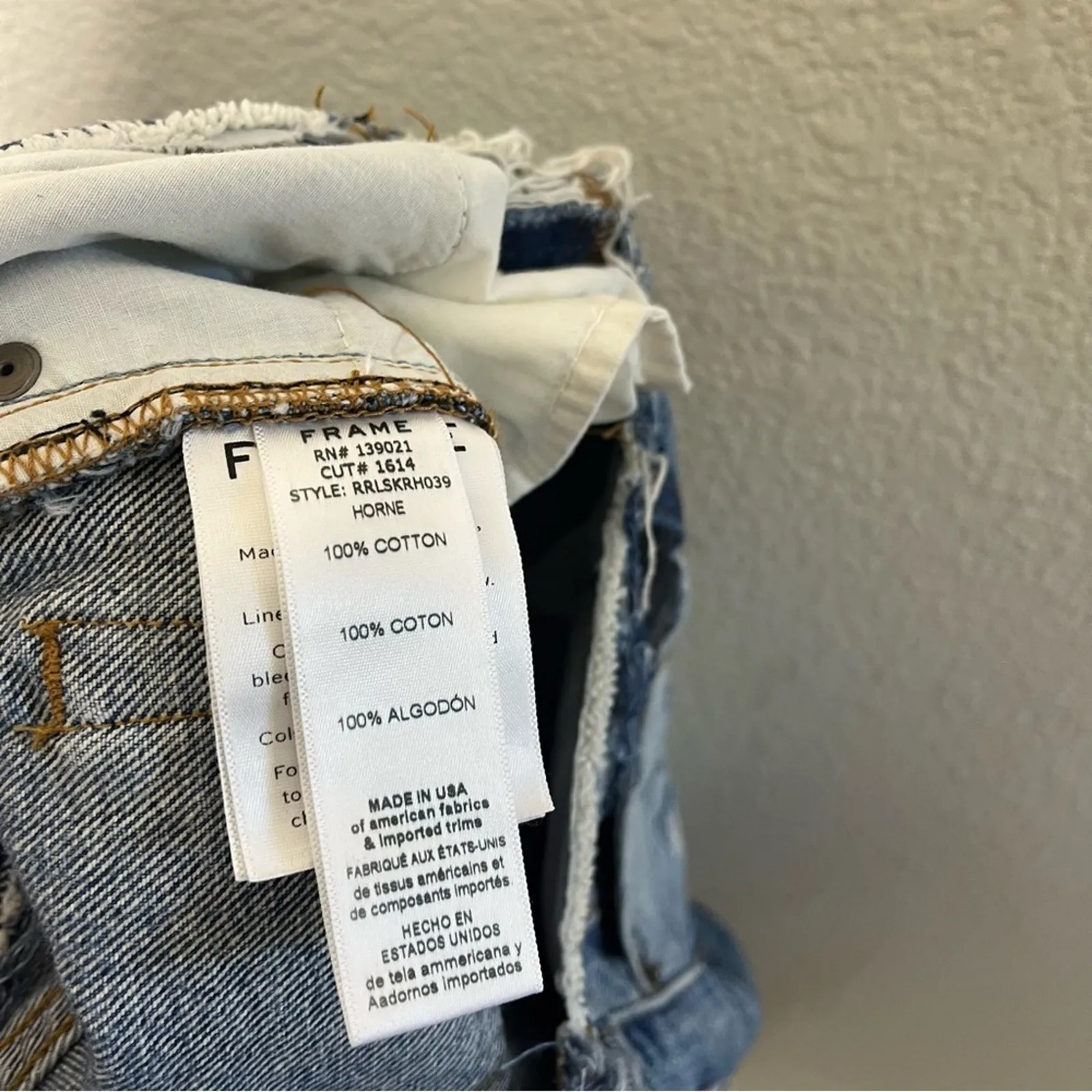 FRAME Rigid Re-Release Le Original Skinny Jeans in Horne Distressed Size 23 - Image 7