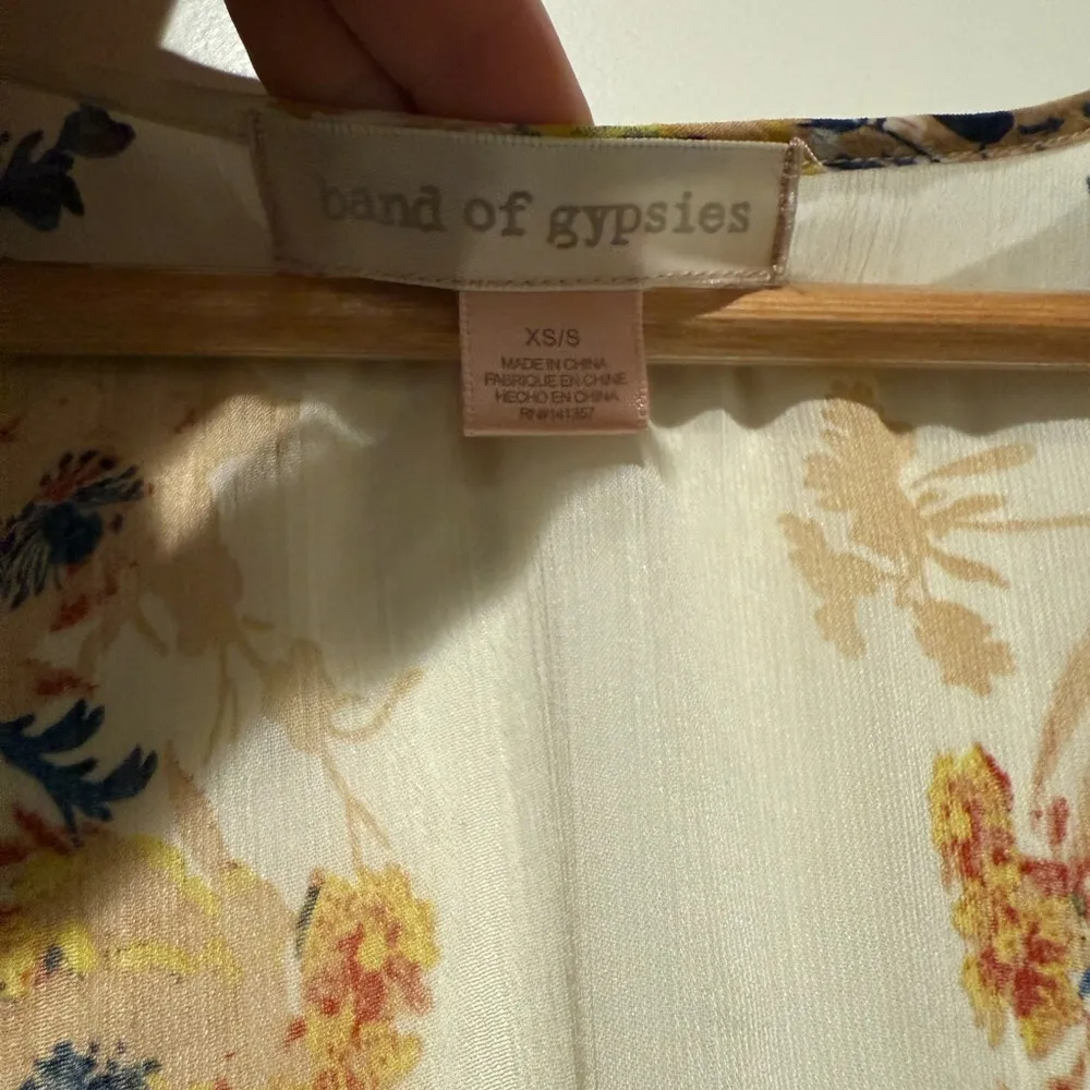 Band‎ Of Gypsies Women XS/S Open Front Boho Style Long Kimono - Image 5