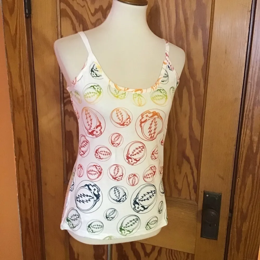 Rainbow steal your face tank top NWT - Image 4